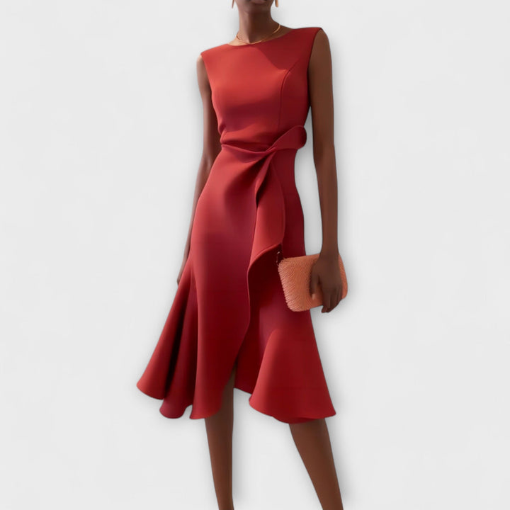 Marit| Sophisticated Midi Dress