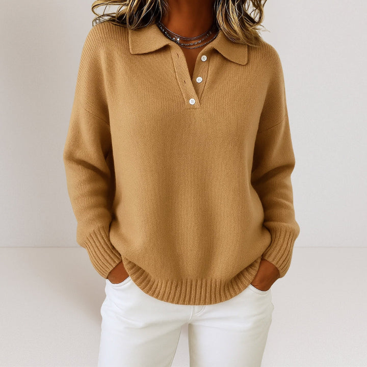 Emma | Soft sweater with collar