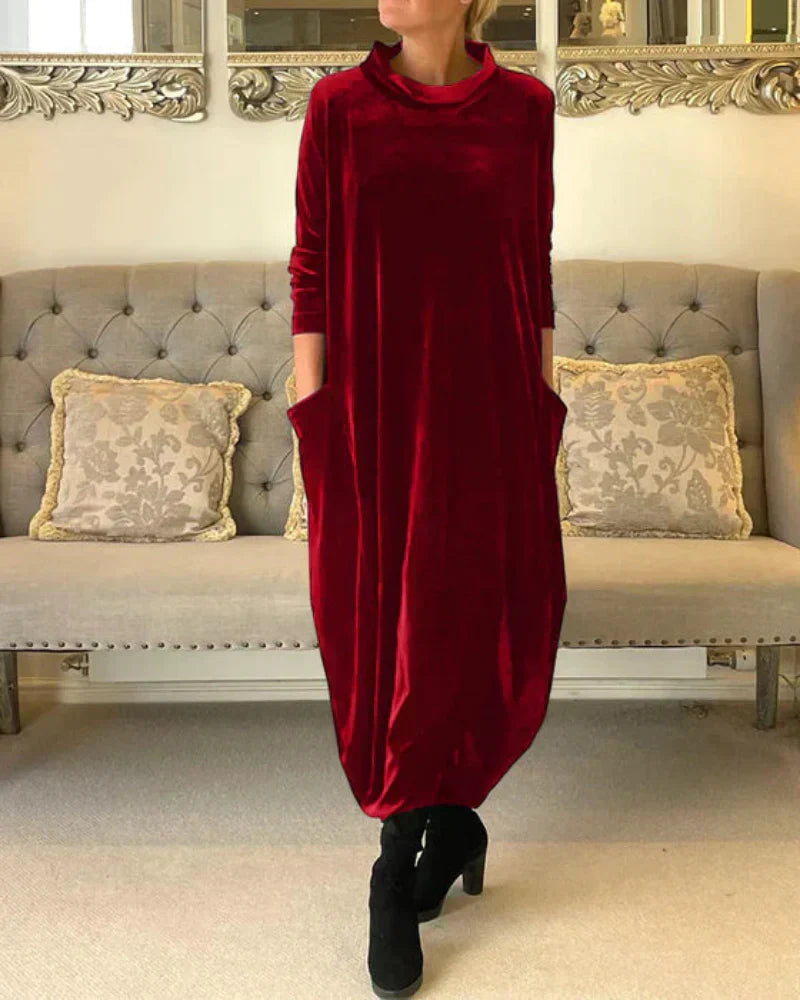 Arianna | Elegant Stylish High-Neck Dress