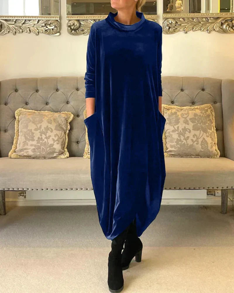 Arianna | Elegant Stylish High-Neck Dress