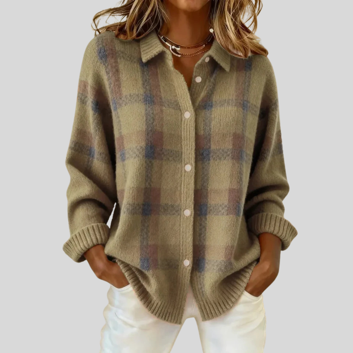 Francesca™ | Retro Ruit Trui
