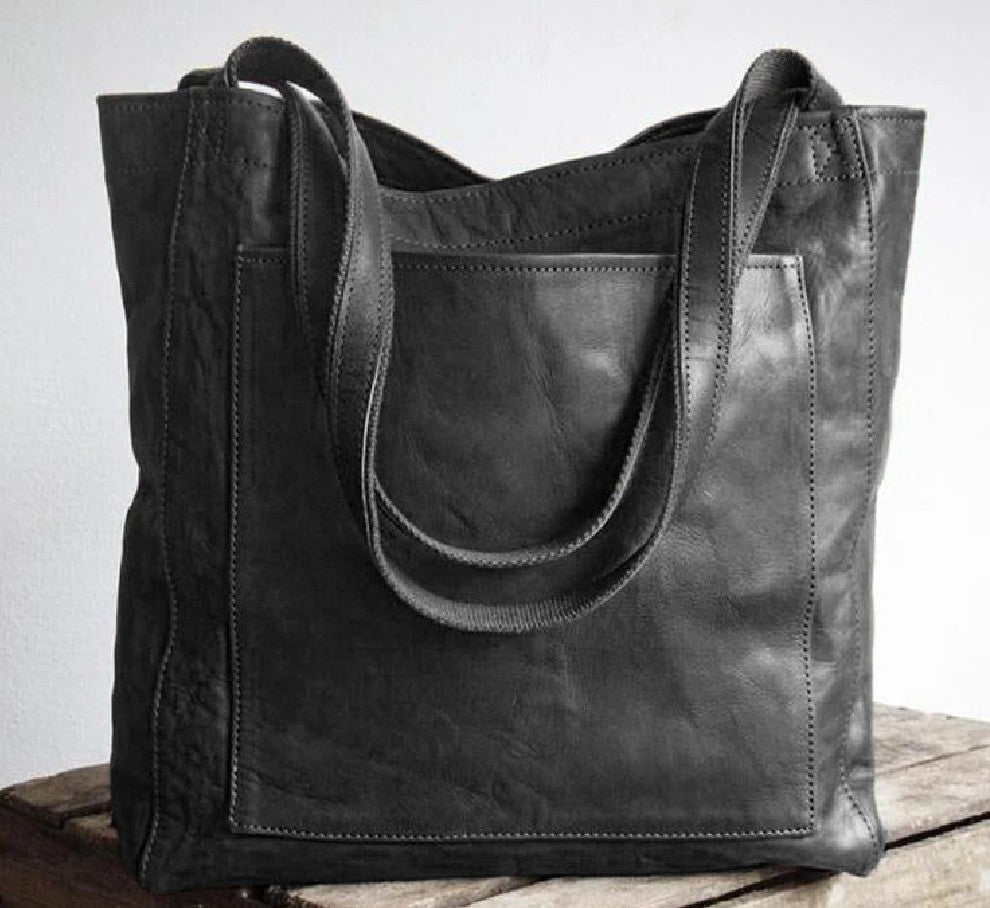 Maya | Classic Leather Tote