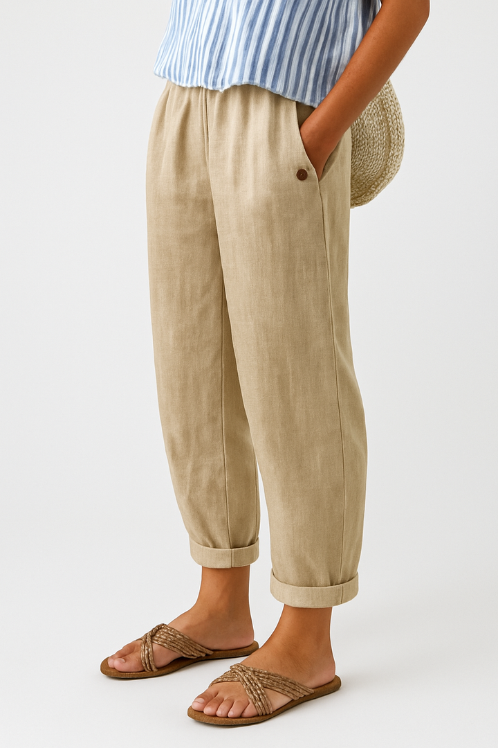 Hannah | Stylish Pants with Side Pockets