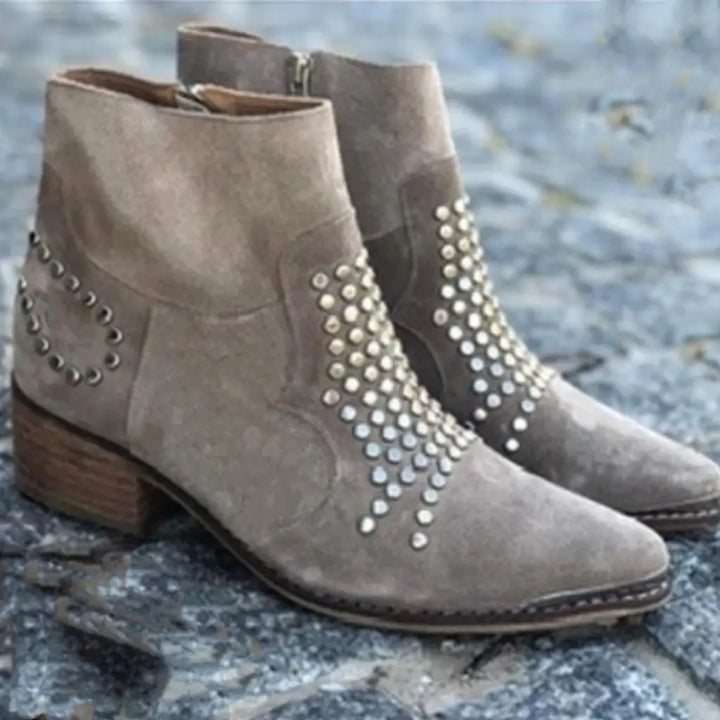 Abigail | Ankle Boots with Studs
