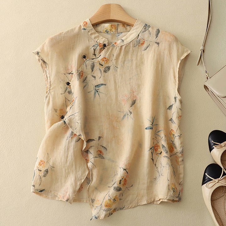 JESSA | ELEGANT LINEN TOP