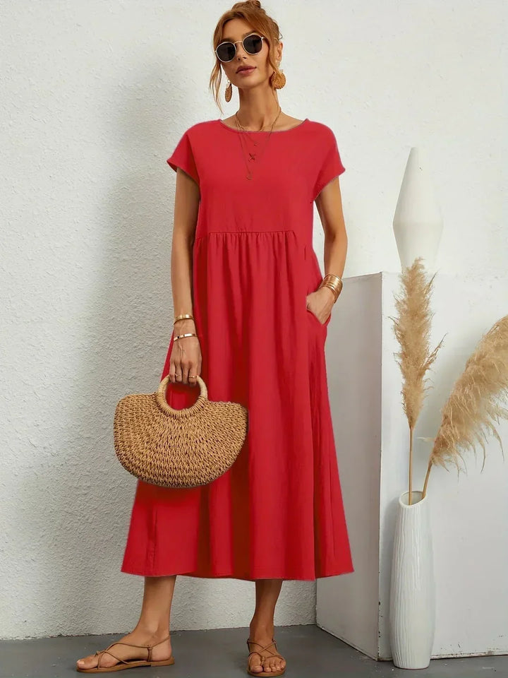 Amira | Elegant Midi Dress with Timeless Design