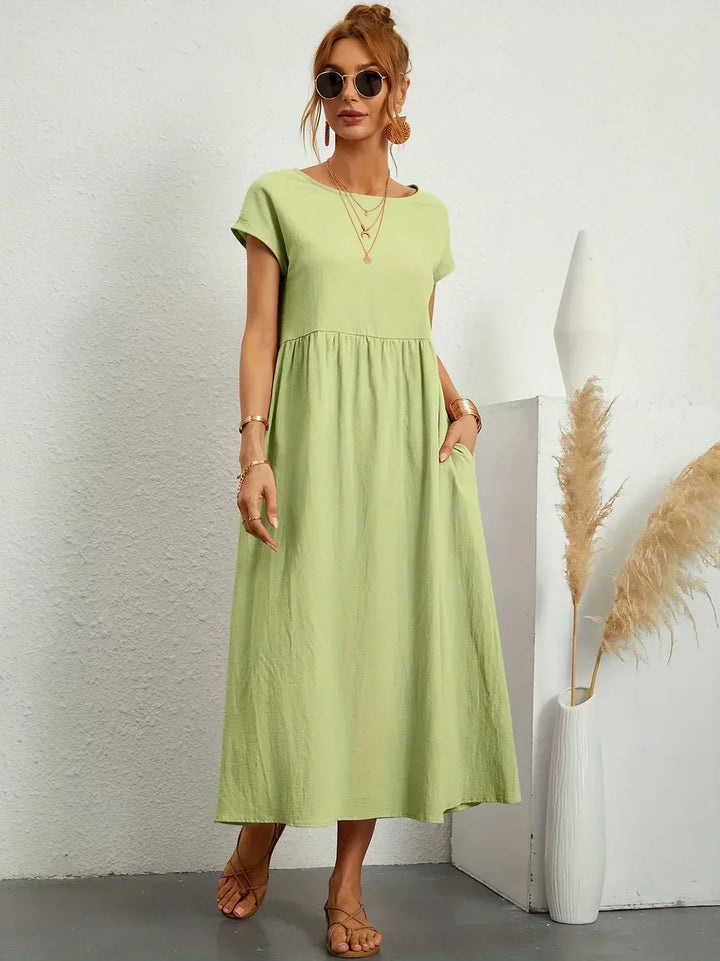 Amira | Elegant Midi Dress with Timeless Design