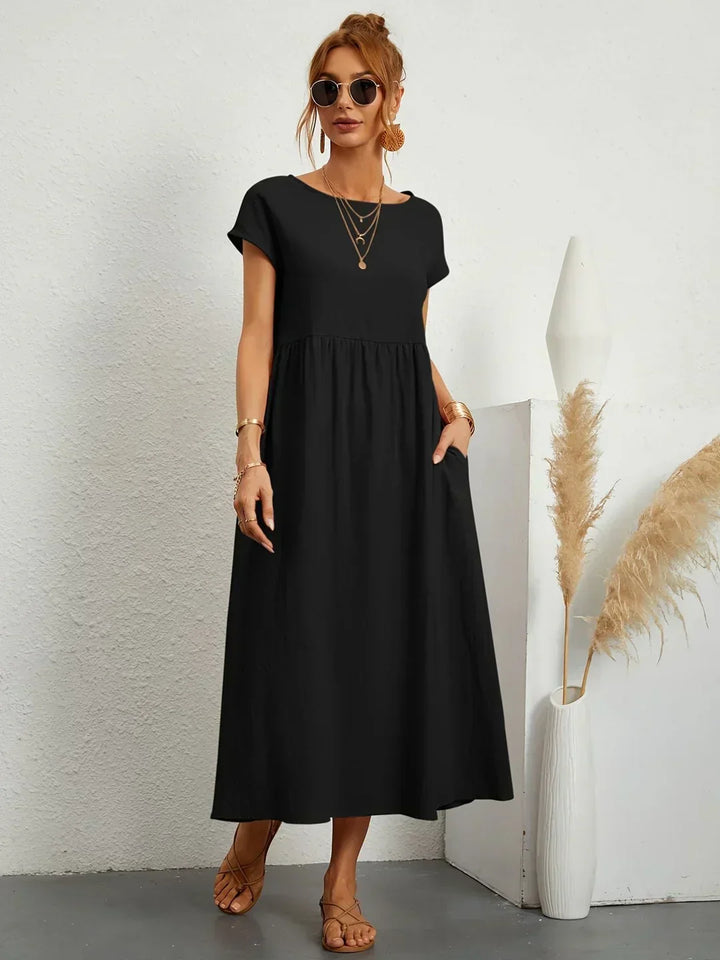 Amira | Elegant Midi Dress with Timeless Design