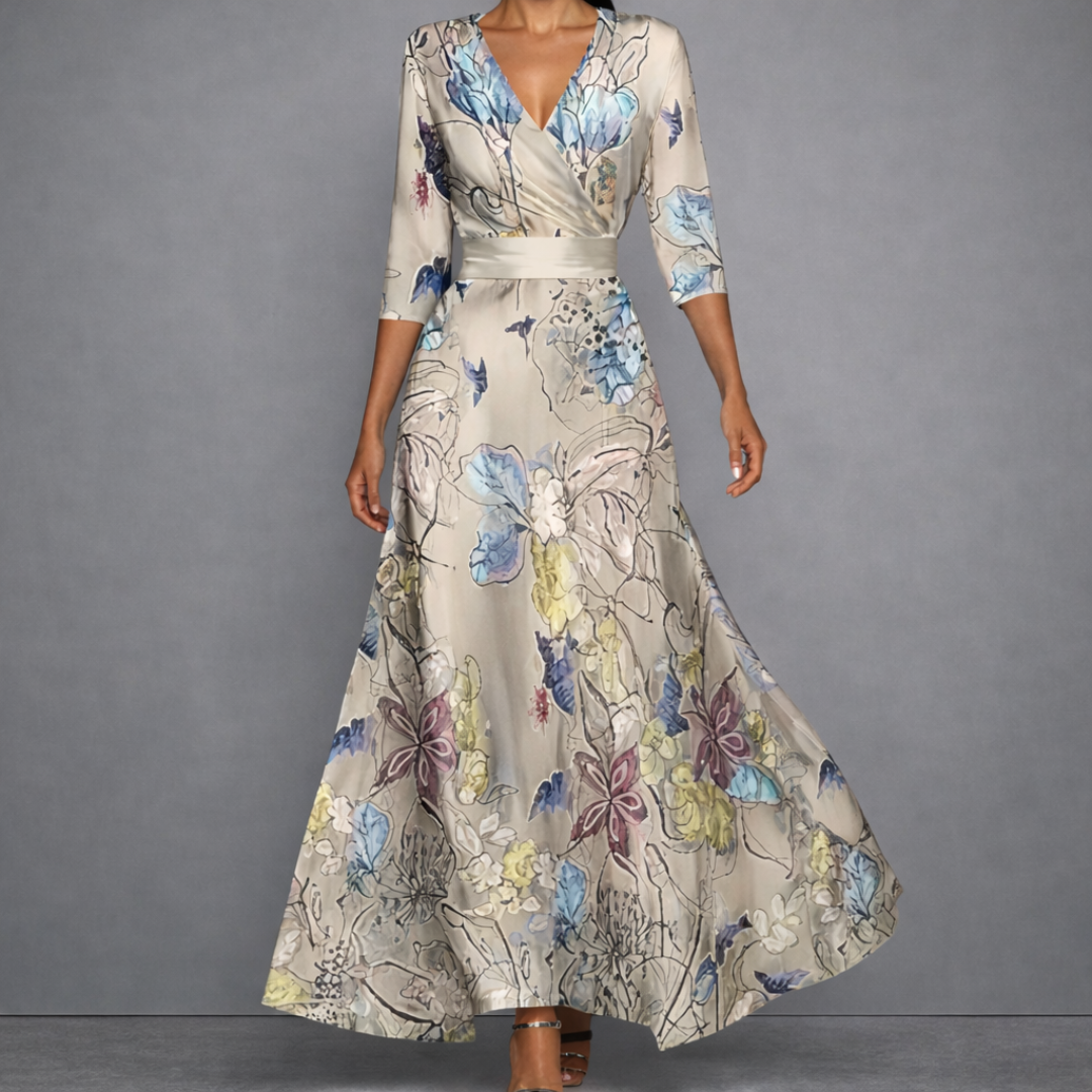 Alice™  | Elegant Flowing Maxi Dress