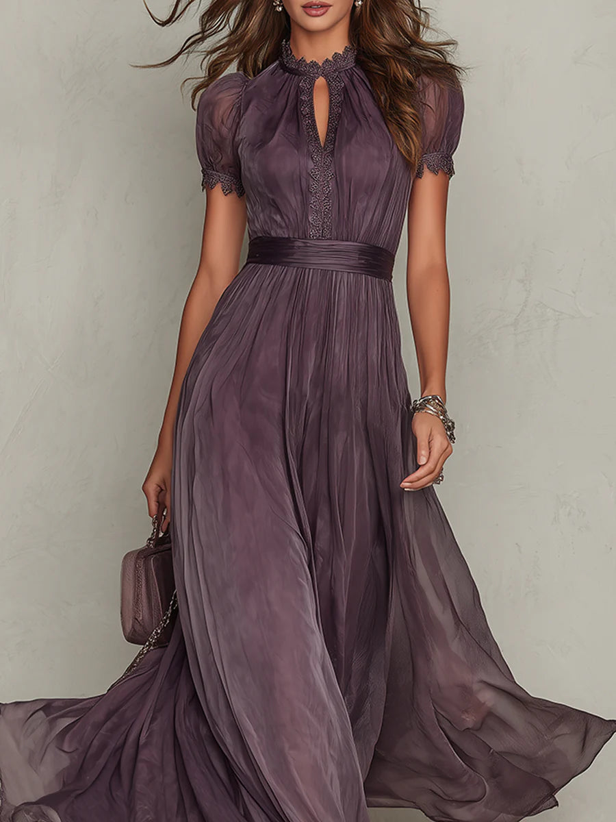 Marit | Vintage Chiffon Maxi Dress
